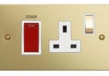  Cooker control 45A DP + 13A Socket